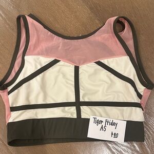 Tiger Friday Pink and White Kids Costume Top